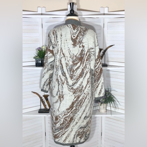 Vintage 90s Ashleigh Morgan Southwestern Cardigan XL - Picture 2 of 12